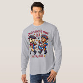 アメリカ250周年記念お土産 – 愛国心 Tシャツ (正面フル)