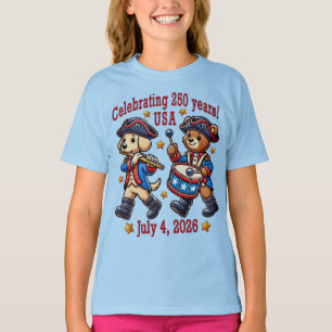 アメリカ250周年記念お土産 – 愛国心 Tシャツ