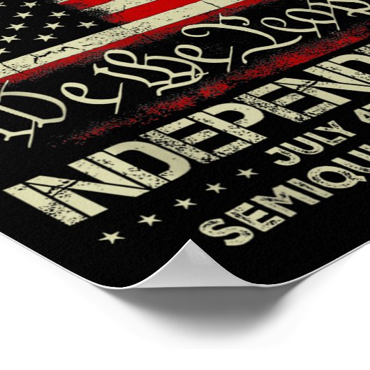 アメリカ250周年記念お祝い250年U ポスター (角)