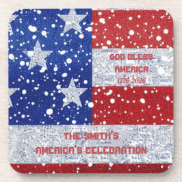 アメリカ250周年記念お祝い コースター