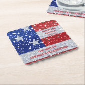 アメリカ250周年記念お祝い ペーパーコースター (アングル)