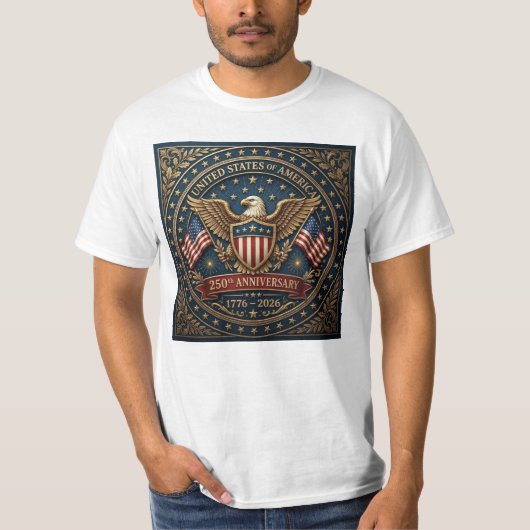 アメリカ250周年記念バージョン3 Tシャツ (正面)