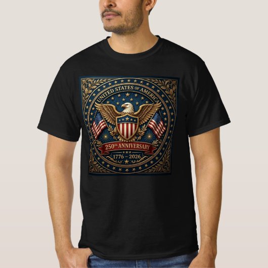 アメリカ250周年記念バージョン3 Tシャツ (正面)