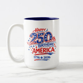 アメリカ250周年記念愛国者 ツートーンマグカップ