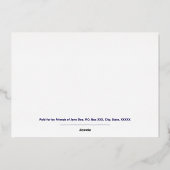 アメリカ250周年記念愛国記念品 箔シーズンカード (裏面)