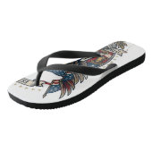 アメリカ250周年記念愛国1776年自由 ビーチサンダル (アングル)