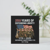 アメリカ250周年記念 アメリカ国旗 軍事パレード 招待状 (スタンド正面)