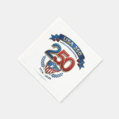 アメリカ250周年記念 スタンダードカクテルナプキン (角)