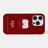 アメリカ250周年記念 スマートフォンケース スペル・ホール iPhoneケース (裏面横)