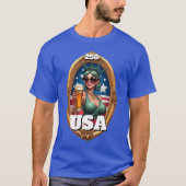 アメリカ250周年記念 2026年7月4日 Tシャツ (正面)