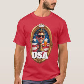 アメリカ250周年記念 2026年7月4日 Tシャツ (正面)