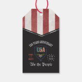 アメリカ250周年記念「We the People」愛国者アニバーサリー ギフトタグ (裏面)