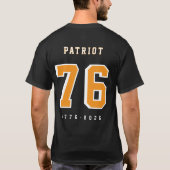 アメリカ250周年記念USAホッケージャージ Tシャツ (裏面)