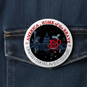 アメリカ250周年 アメリカ 自由の国 | ランドマーク 缶バッジ