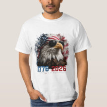 アメリカ250周年 イーグル・スターズ・アンド・ストライプスTシャツ
