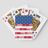 アメリカ250周年 星条旗 1776 2026 ロゴ トランプ (裏面)