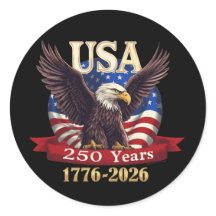 アメリカ250周年 1776-2026 アメリカ国旗 イーグル