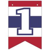 アメリカ250周年 1776-2026 愛国的な赤白青 バンティングフラッグ (第2の旗)