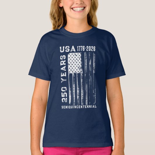 アメリカ250周年 4th of July Tシャツ (正面)