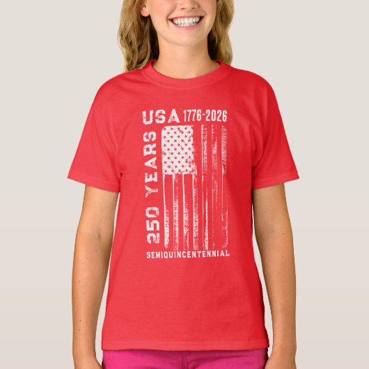 アメリカ250周年 4th of July Tシャツ (正面)