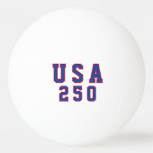アメリカ250周年 USA 250 1776 2026 卓球ボール (正面)
