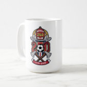 アメリカ250周年&W杯2026消防士エディション コーヒーマグカップ (正面左)