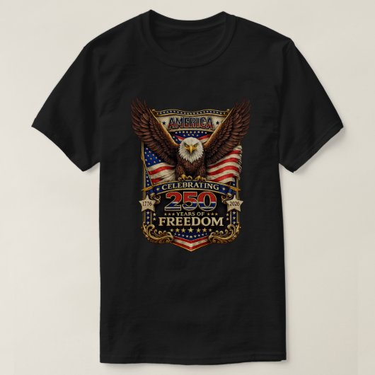 アメリカ250周年Tシャツ Tシャツ (デザイン正面)