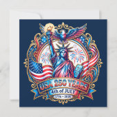 アメリカ250年 1776-2026年7月4日 シーズンカード (正面)