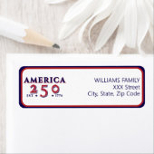 アメリカ250愛国記念日 ラベル (インサイチュ)