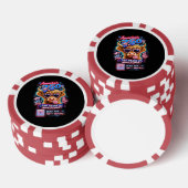 アメリカ250歳のロリポップ牛 ポーカーチップ (積み重ね)
