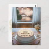 アメリカ250歳の誕生日パーティー ポストカード (正面/裏面)