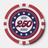 アメリカ250歳の誕生日 ポーカーチップ (正面)