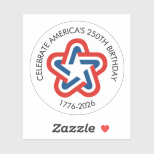 アメリカ250歳の誕生日 - 1776-2026 ヴィンテージ スター シール