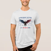 アメリカ250独立記念日 1776 - 2026  トライブレンドＴシャツ (正面)