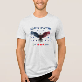 アメリカ250独立記念日 1776 - 2026  トライブレンドＴシャツ