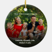 アメリカ250統一された州愛国的記念ギフト セラミックオーナメント (裏面)