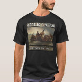 アメリカ250自由ワシントンデラウェア Tシャツ (正面)