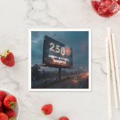 アメリカ250誕生日ビルボード スタンダードカクテルナプキン (インサイチュ)