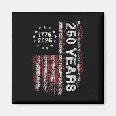 アメリカ250誕生日米国国旗250年私たちはPe マグネット (正面)