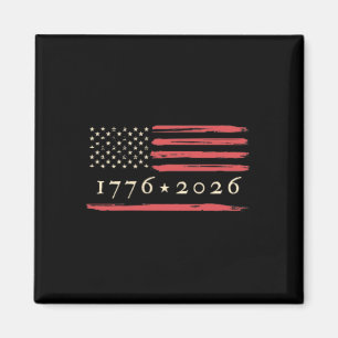 アメリカ250誕生日1776-2026米国国旗250アイ マグネット