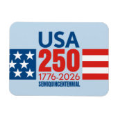 アメリカ250誕生日 – スターストライプズUSA 250 マグネット (横)