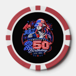 アメリカ250 デュース ポーカーチップ
