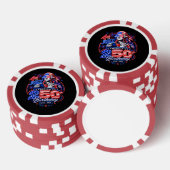 アメリカ250 デュース ポーカーチップ (積み重ね)