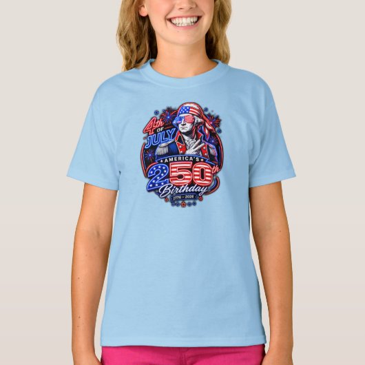 アメリカ250 デュース Tシャツ (正面)