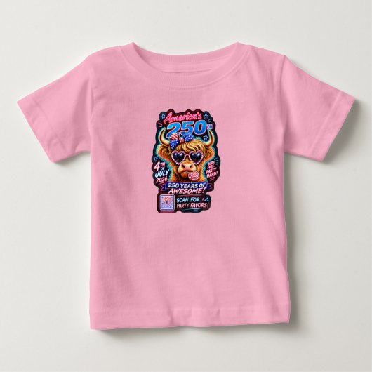 アメリカ250 ベビーTシャツ (正面)