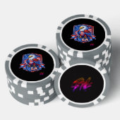 アメリカ250 ポーカーチップ (積み重ね)