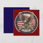アメリカ250 招待状 (正面/裏面)