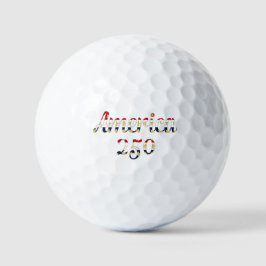 アメリカ250 赤 白 青 偽金 ゴルフボール