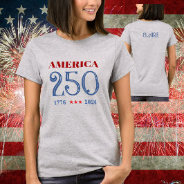 アメリカ250 1776-2026 レディースTシャツ Tシャツ