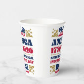 アメリカ250th独立記念日紙カップ 紙コップ (右)